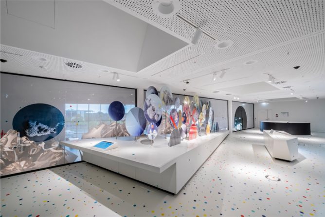 Das Museum Futurium in Berlin beleuchtet mit Mawa Leuchten