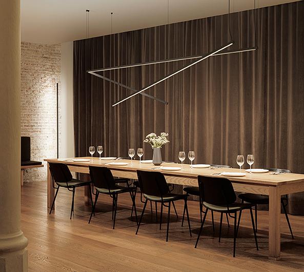 Die Leuchtenkollektion Sticks von Vibia