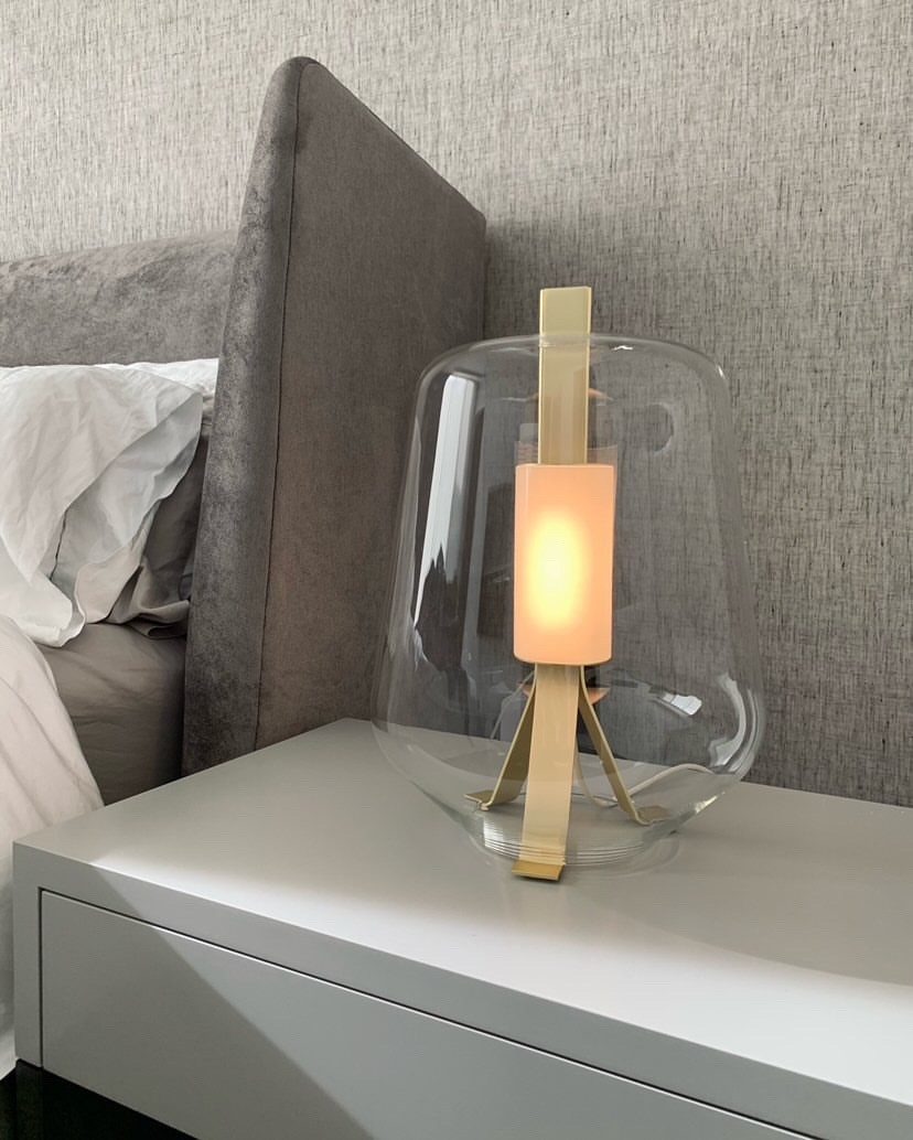 Die Prandina Luisa eine Leuchte mit mundgeblasenem Glas