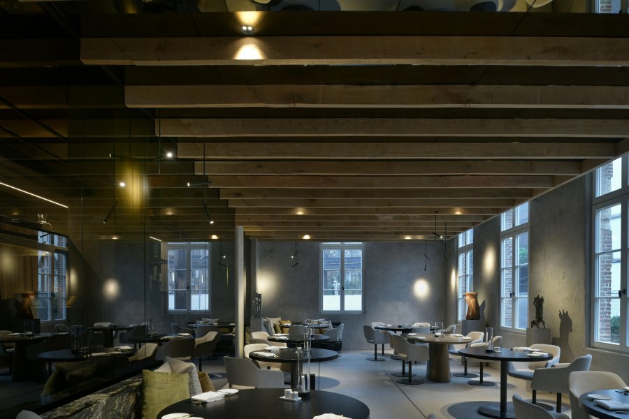 Beleuchtungskonzept im Restaurant Fine Fleur, Antwerpen