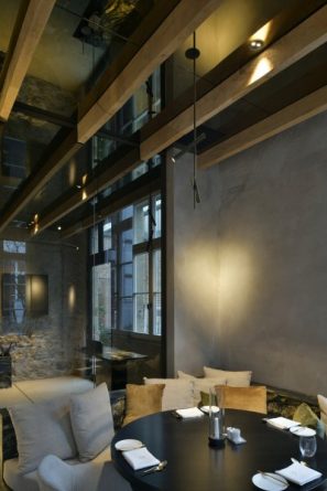 Beleuchtungskonzept im Restaurant Fine Fleur, Antwerpen